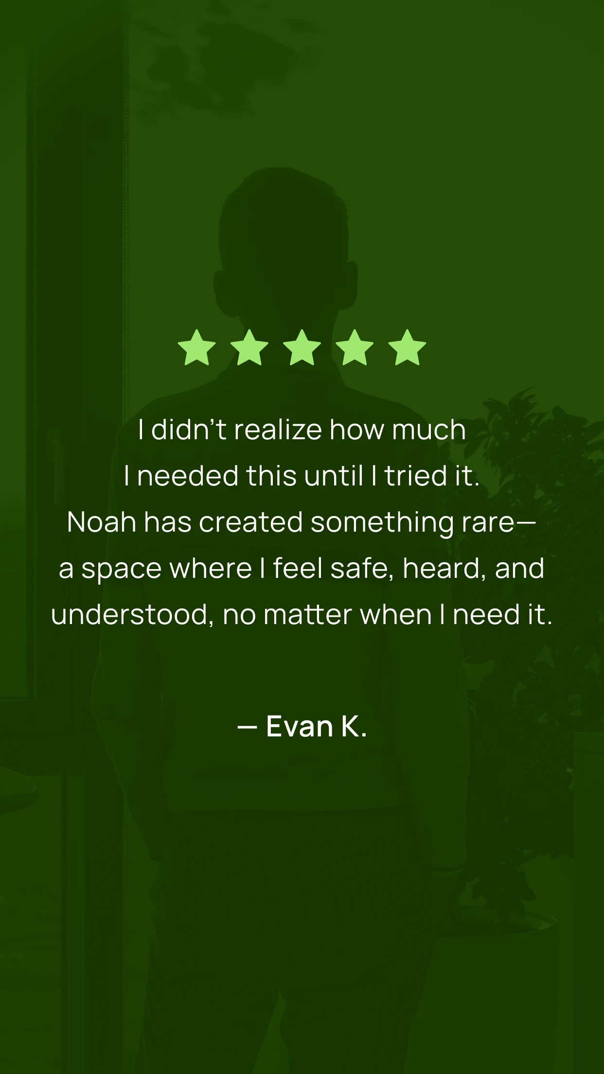 Noah - Your AI Therapist screenshot